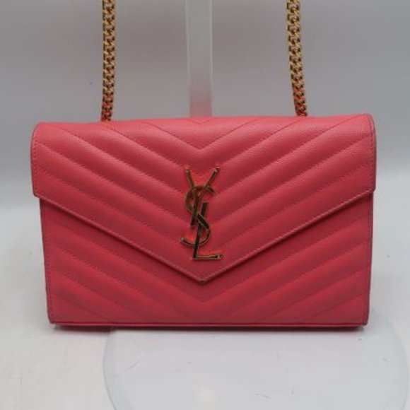 Yves Saint Laurent Handbags - *SOLD*Authentic YSL Hot Pink Quilted Bag